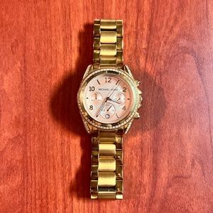 Michael Kors Watch with Rose Gold center